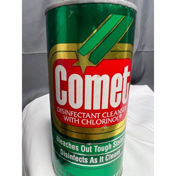 New Vintage 1989 Procter Gamble Comet Cleanser Full Unopened Display Prop - Picture 4 of 12